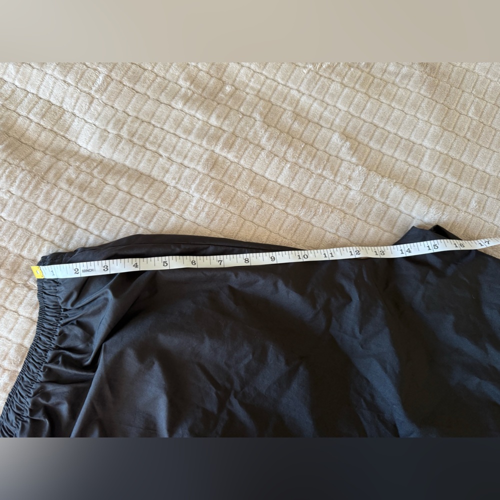Nike Women’s Black Clima Fit Wind Rain Athletic Sweatpants Zip Leg - Picture 9 of 9